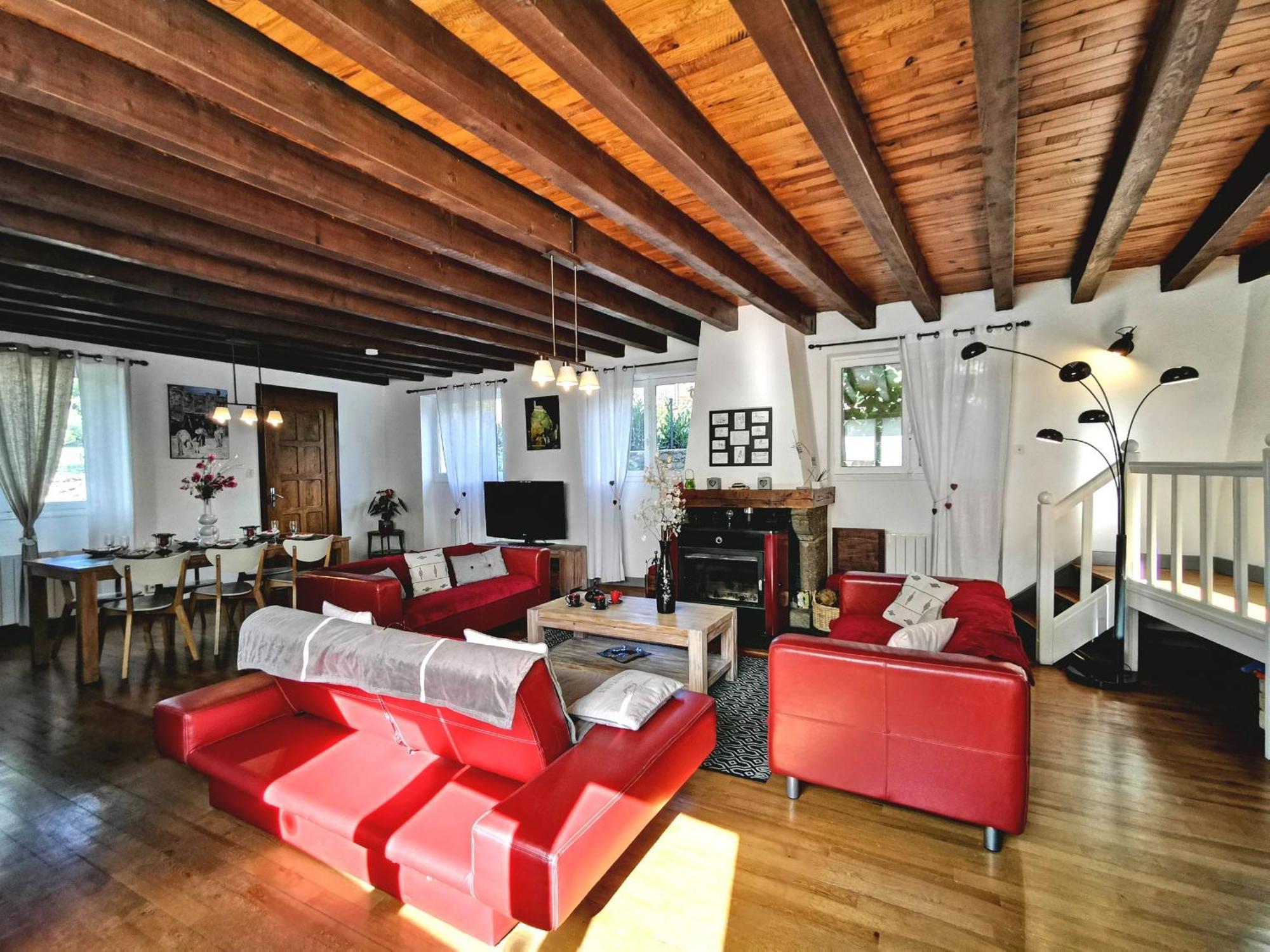 Grande Maison Au Coeur D'Un Village Historique Avec Terrasse Et Wifi Inclus - Fr-1-582-308 Saint-Vidal المظهر الخارجي الصورة